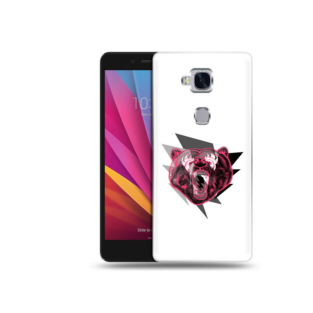 

Чехол MyPads Tocco для Honor 5X грозовой медведь (PT24996.45.301), Прозрачный, Tocco