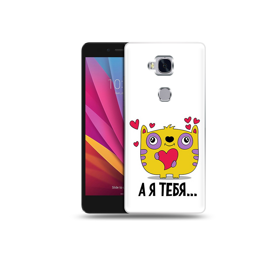 

Чехол MyPads Tocco для Honor 5X 14 февраля а я тебя (PT24996.45.3), Прозрачный, Tocco