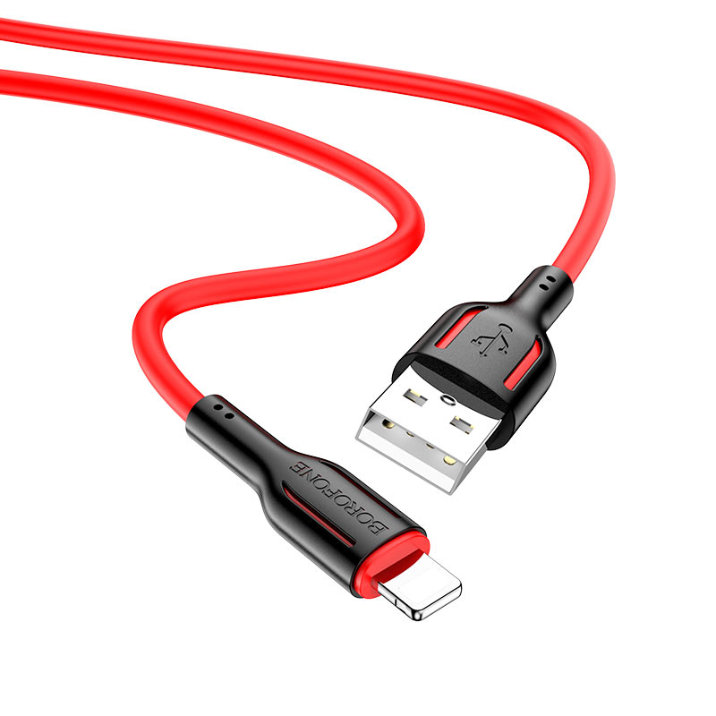 

Кабель BOROFONE BX63 Charming USB - Lightning 1 м, красный, BX63 Charming