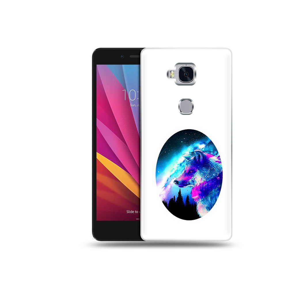 

Чехол MyPads Tocco для Honor 5X голубой волк (PT24996.45.293), Прозрачный, Tocco