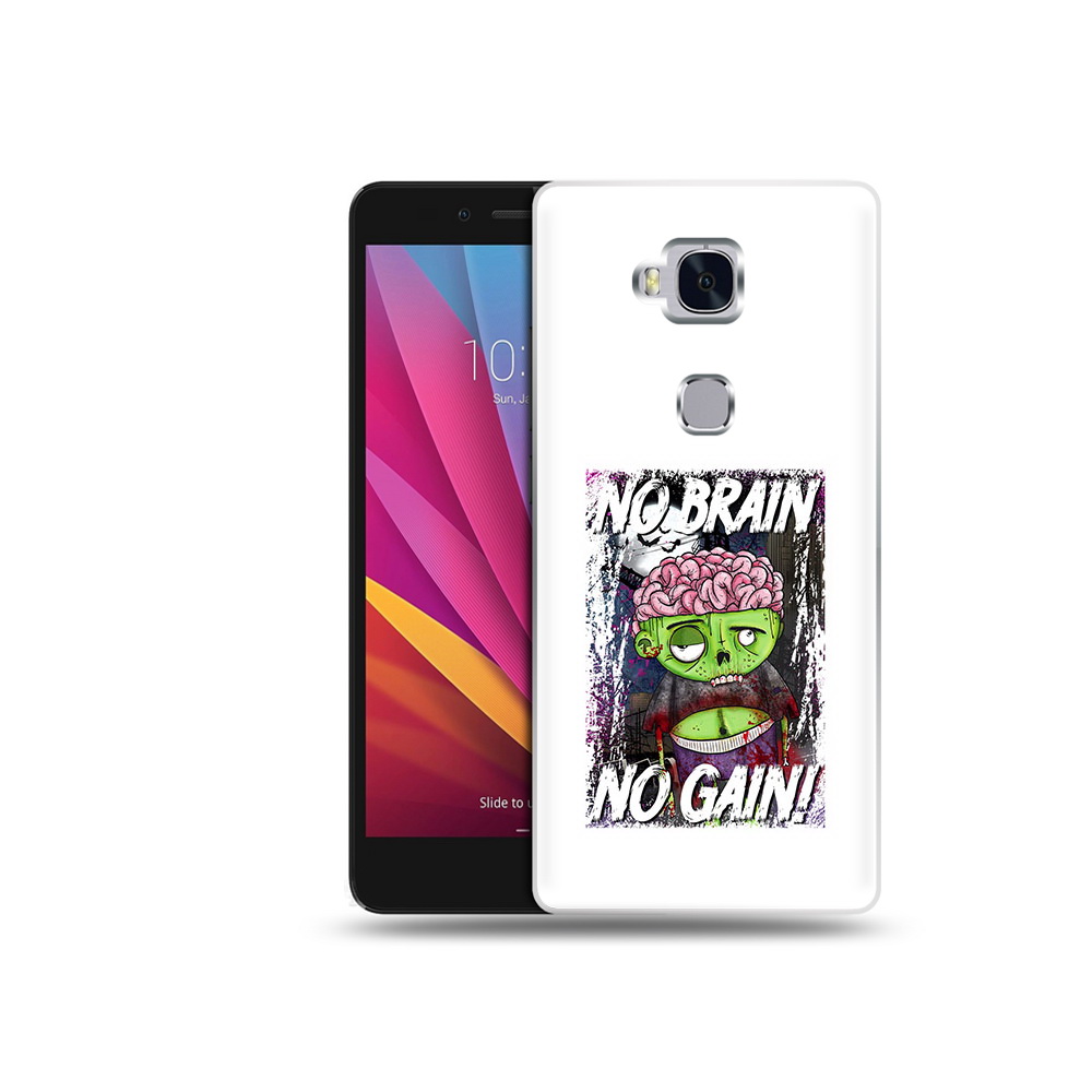 

Чехол MyPads Tocco для Honor 5X глупый зомби (PT24996.45.289), Прозрачный, Tocco