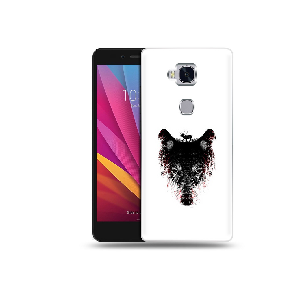 

Чехол MyPads Tocco для Honor 5X волк в траве (PT24996.45.267), Прозрачный, Tocco