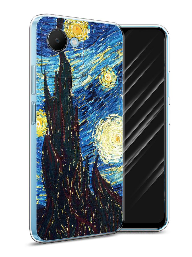 

Чехол Awog на Realme C30S 4G "Ван Гог Звездная ночь", Желтый, 2511650-9