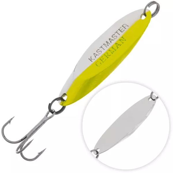 

Блесна German Kastmaster 105 51мм. 14гр. Y08, Желтый;серебристый, Kastmaster