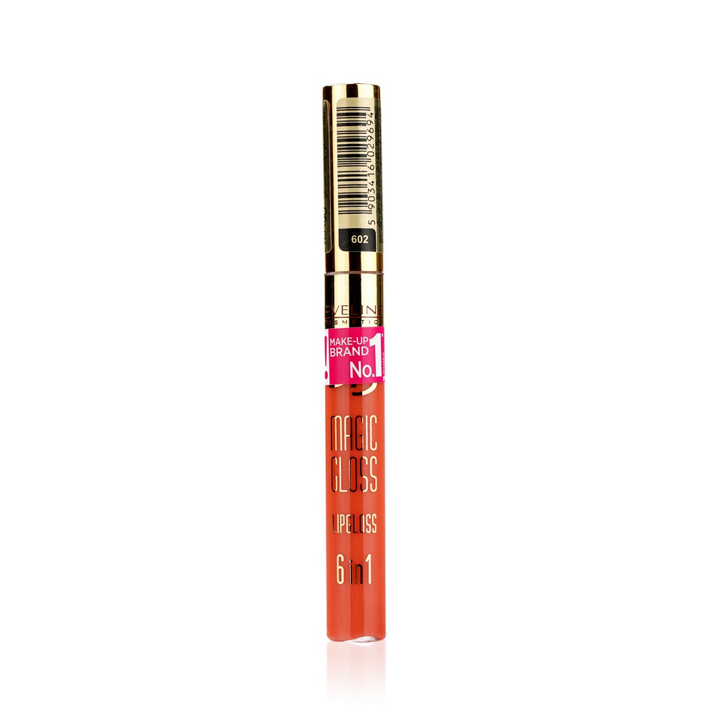 Блеск для губ Eveline BB MAGIC GLOSS LIPGLOSS 6 W 1 602 9мл 3d hydra lipgloss 3д увлажняющий блеск для губ