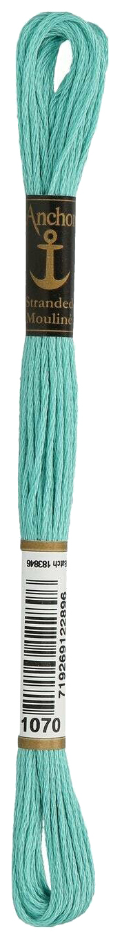 

Нитки мулине Anchor Stranded Cotton 4635000-01070 8 м голубой, Разноцветный