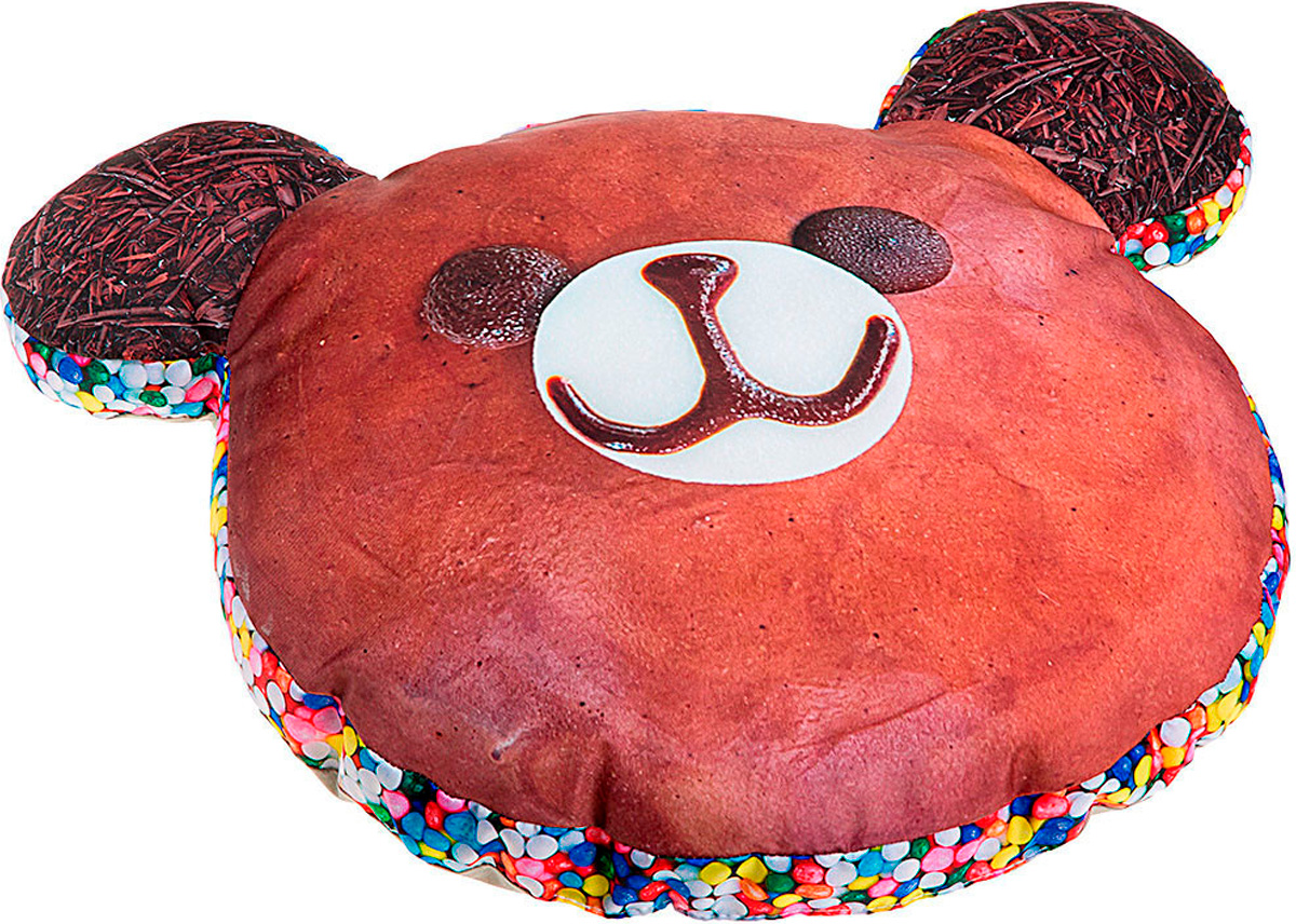 

Лежанка для кошки, собаки Ferplast Teddy Donut, полиэстер 43x43x13см коричневый, Teddy Donut