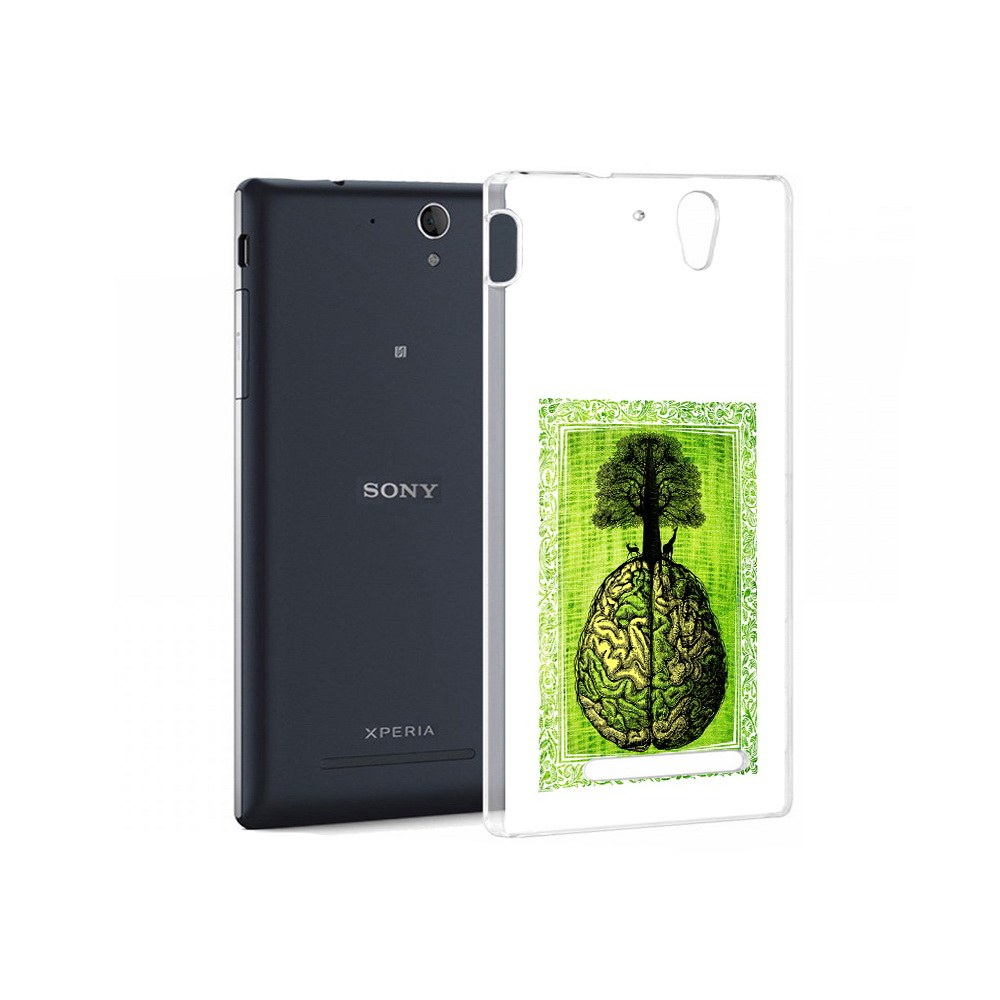 

Чехол MyPads Tocco для Sony Xperia C3 абстракция здоровый мозг (PT18760.251.211), Прозрачный, Tocco