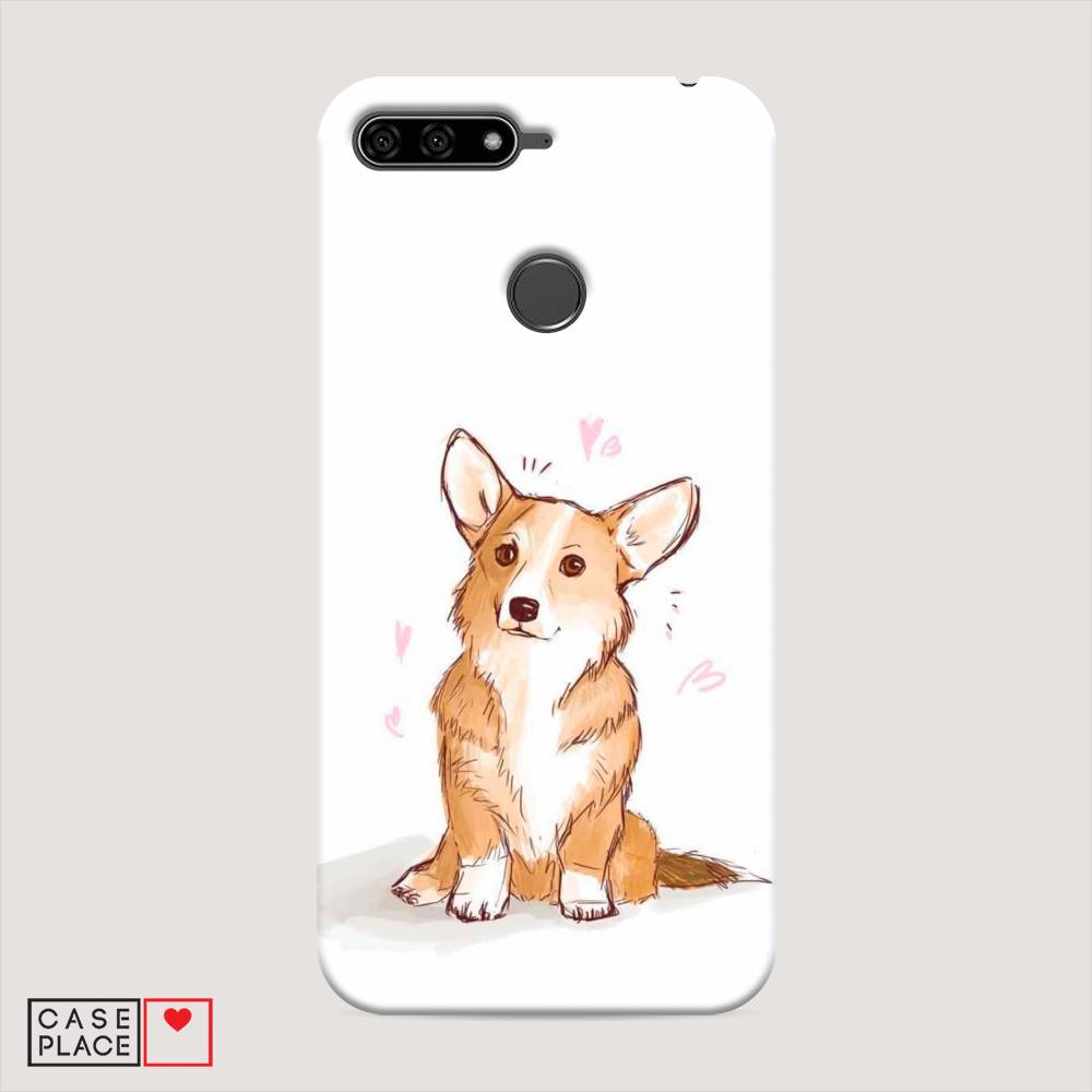 

Чехол Awog "Корги любовь" для Honor 7C, 64520-1
