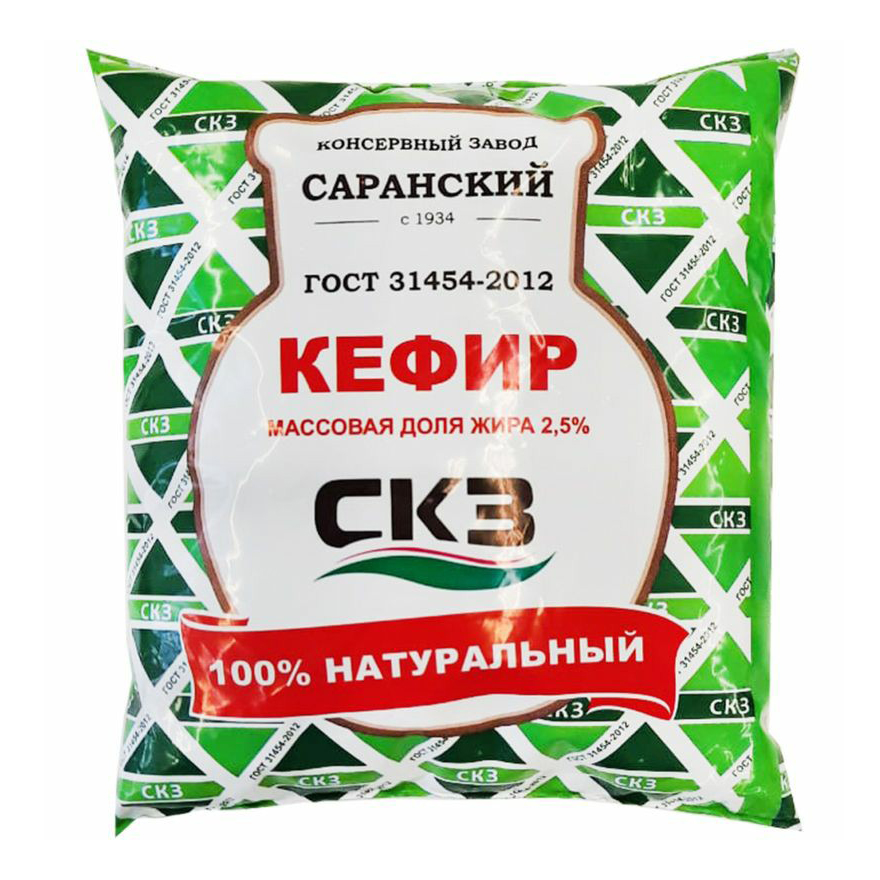 

Кефир СКЗ 2,5% 500 г