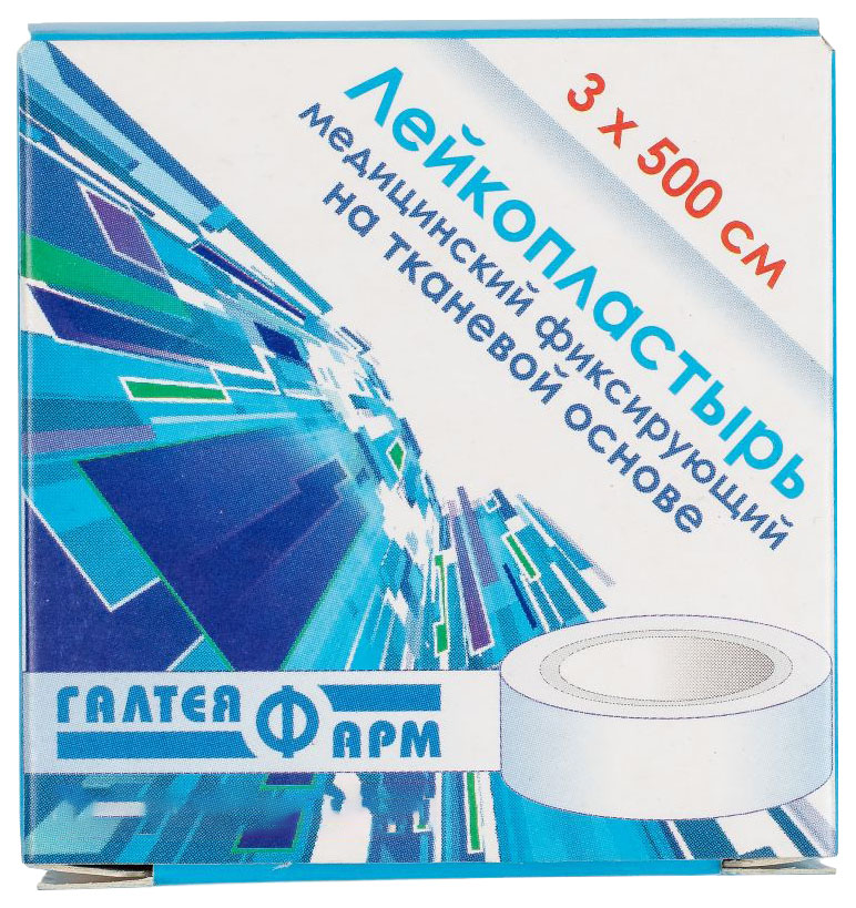 

Лейкопластырь медицинский фиксирующий на тканевой основе 3x500 см