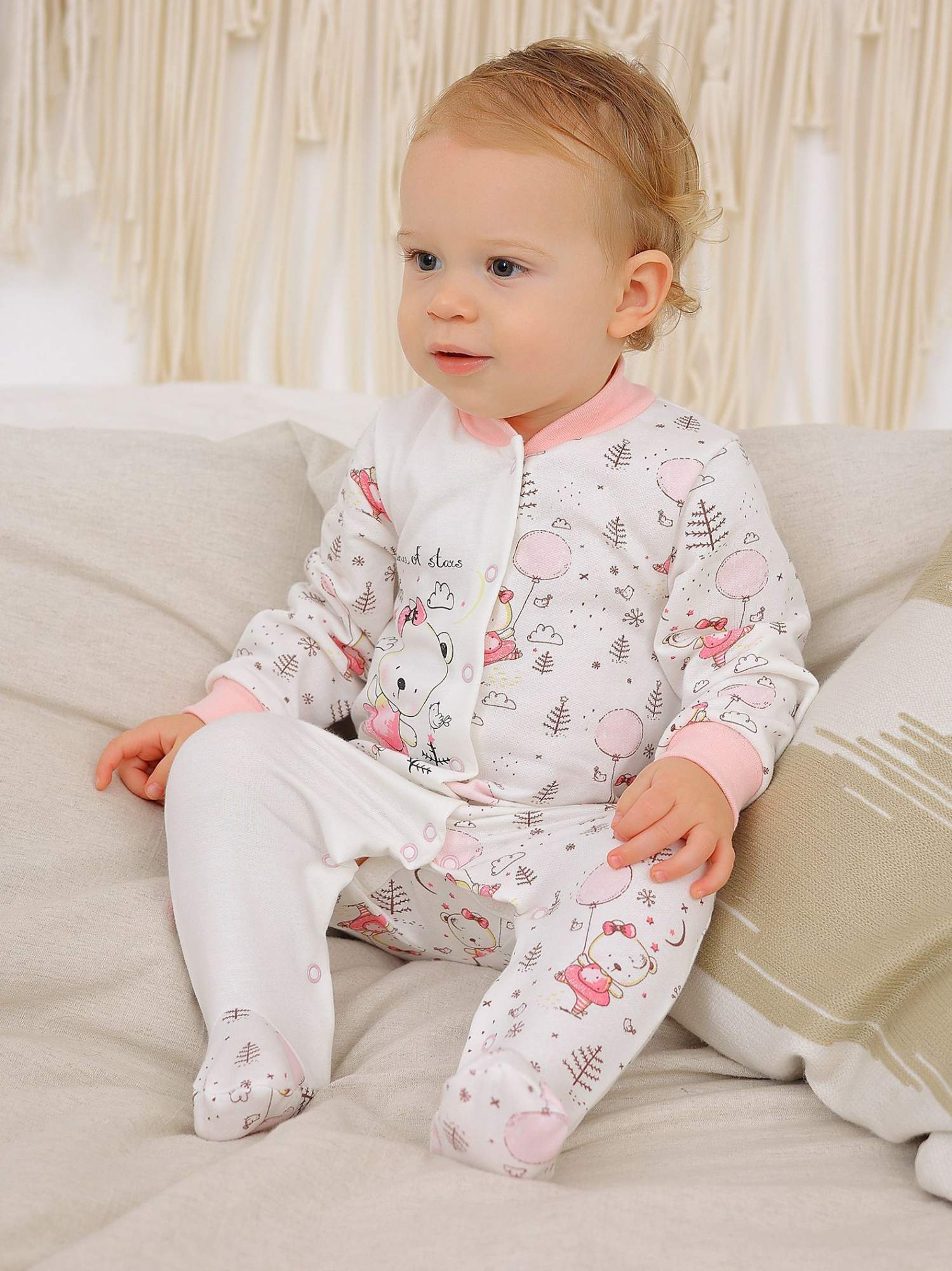 

Комбинезон детский Babyglory MMBG004MT003ZS003, розовый, 68, MMBG004MT003ZS003