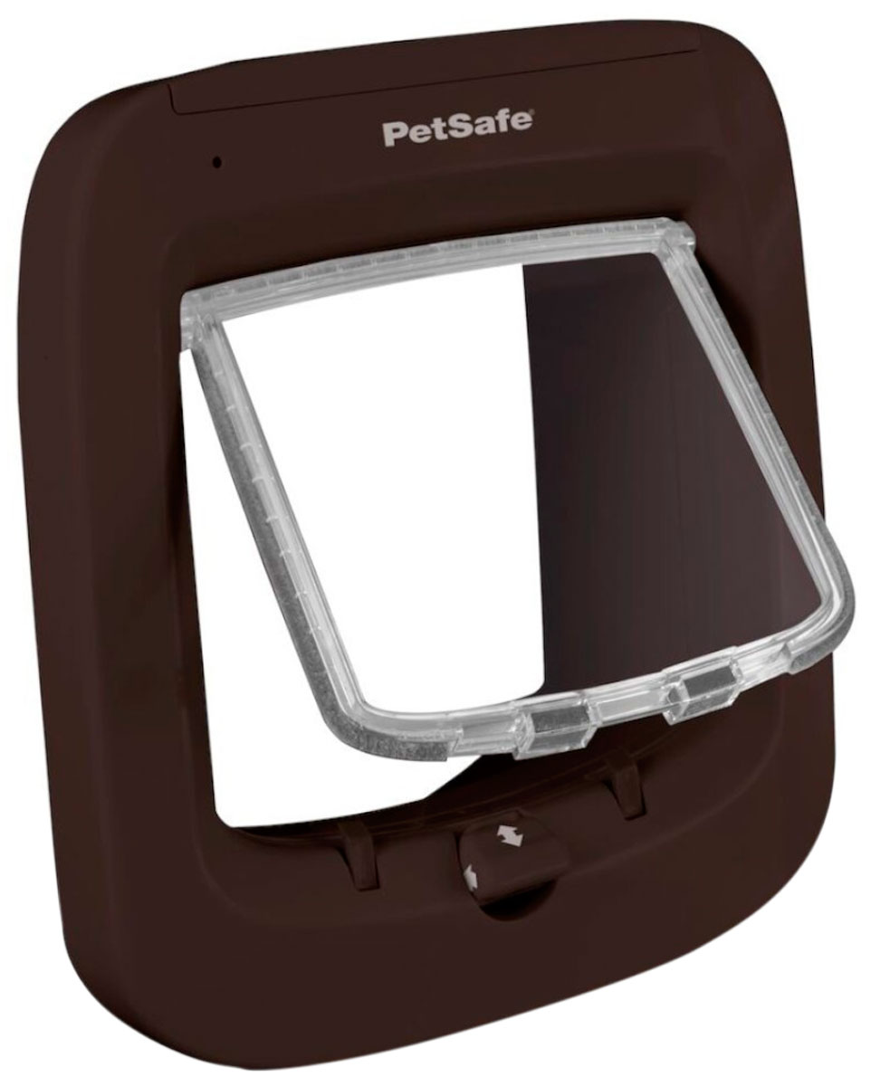 Дверца для кошки с микрочипом PetSafe StayWell, коричневый, 14,6 х 13,5 см