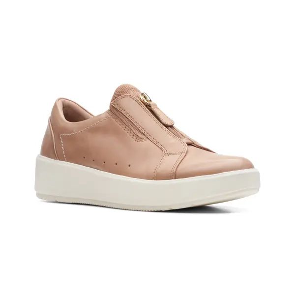 

Полуботинки женские Clarks 26168484 бежевые 39 EU, Бежевый, 26168484
