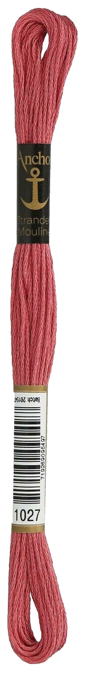 

Нитки мулине Anchor Stranded Cotton 4635000-01027 8 м красный