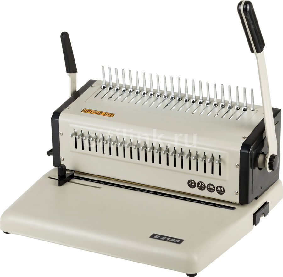 

Переплетчик Office Kit B2125N A4, Серый