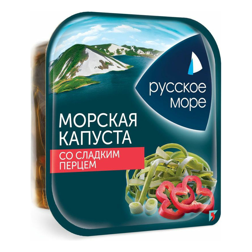 

Капуста морская Русское море с луком и перцем 250 г