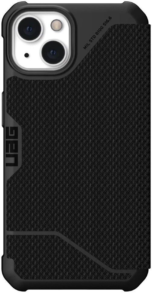 фото Чехол uag metropolis (113176113940) для iphone 13 (kevlar black)