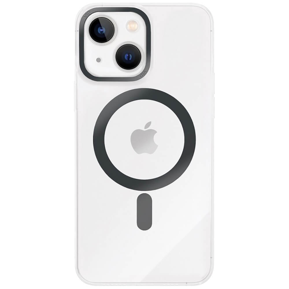 фото Чехол vlp line case with magsafe для iphone 14, чёрный
