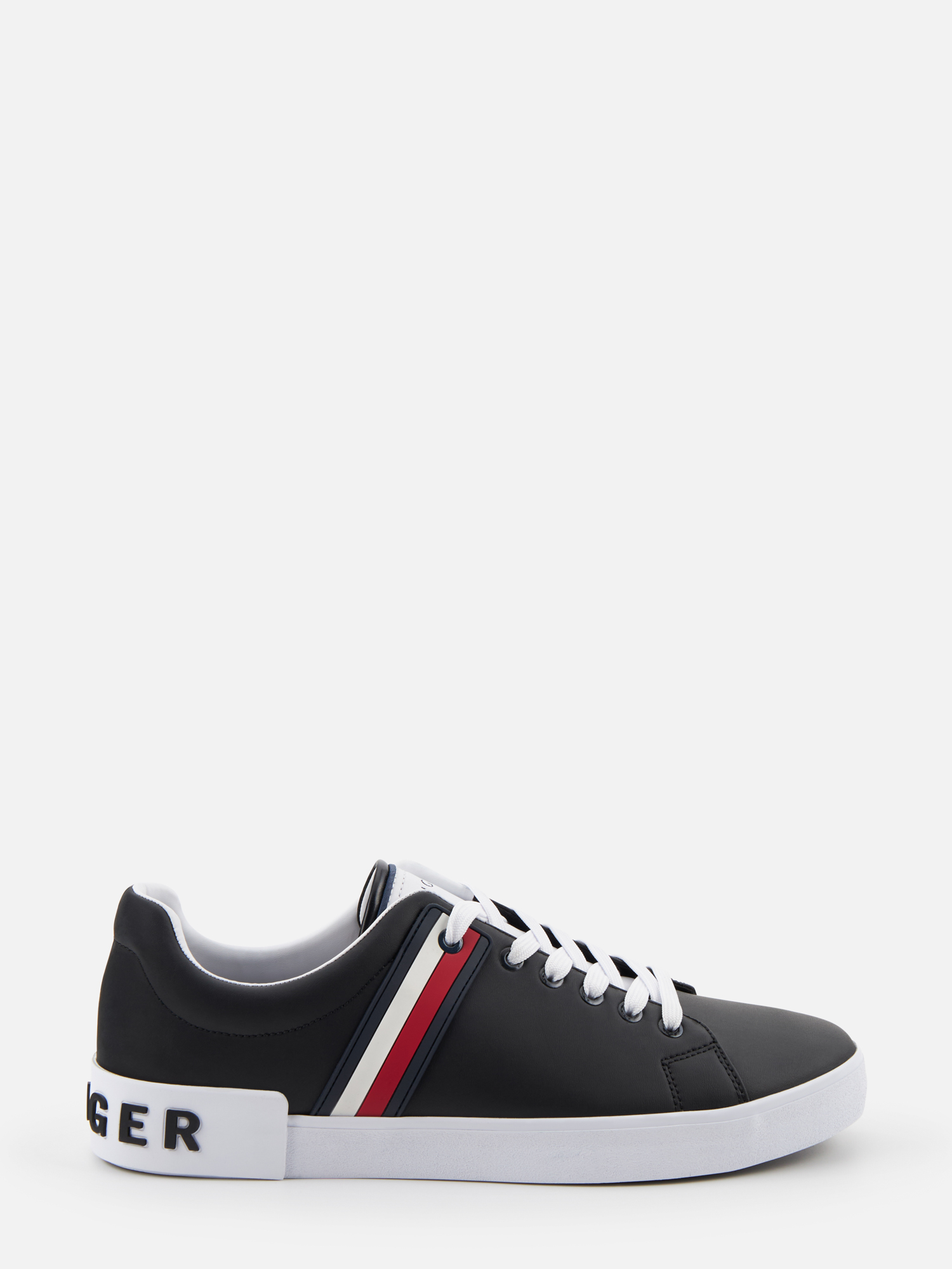 

Кеды мужские Tommy Hilfiger TMRAMUS черные 10.5 US, Черный, TMRAMUS