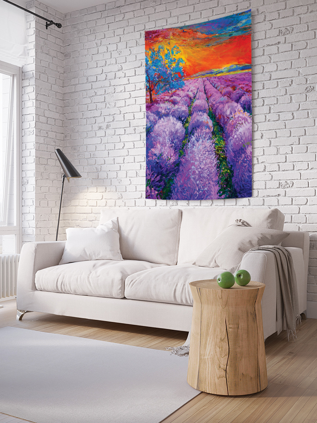 

Вертикальное фотопанно на стену JoyArty Лавандовый рай 150x200 см, Лавандовый рай