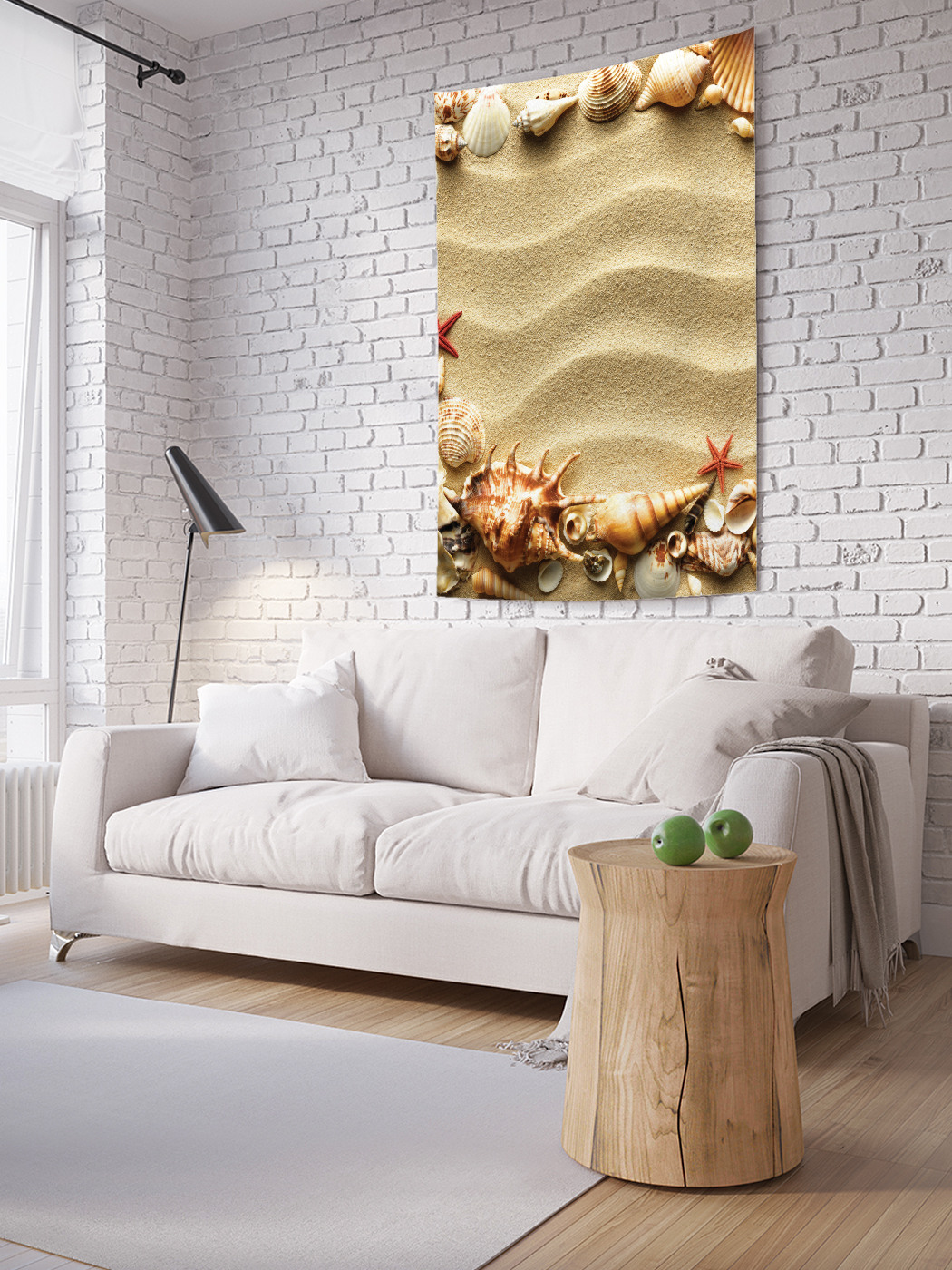

Вертикальное фотопанно на стену JoyArty Морская рамка 150x200 см, Морская рамка