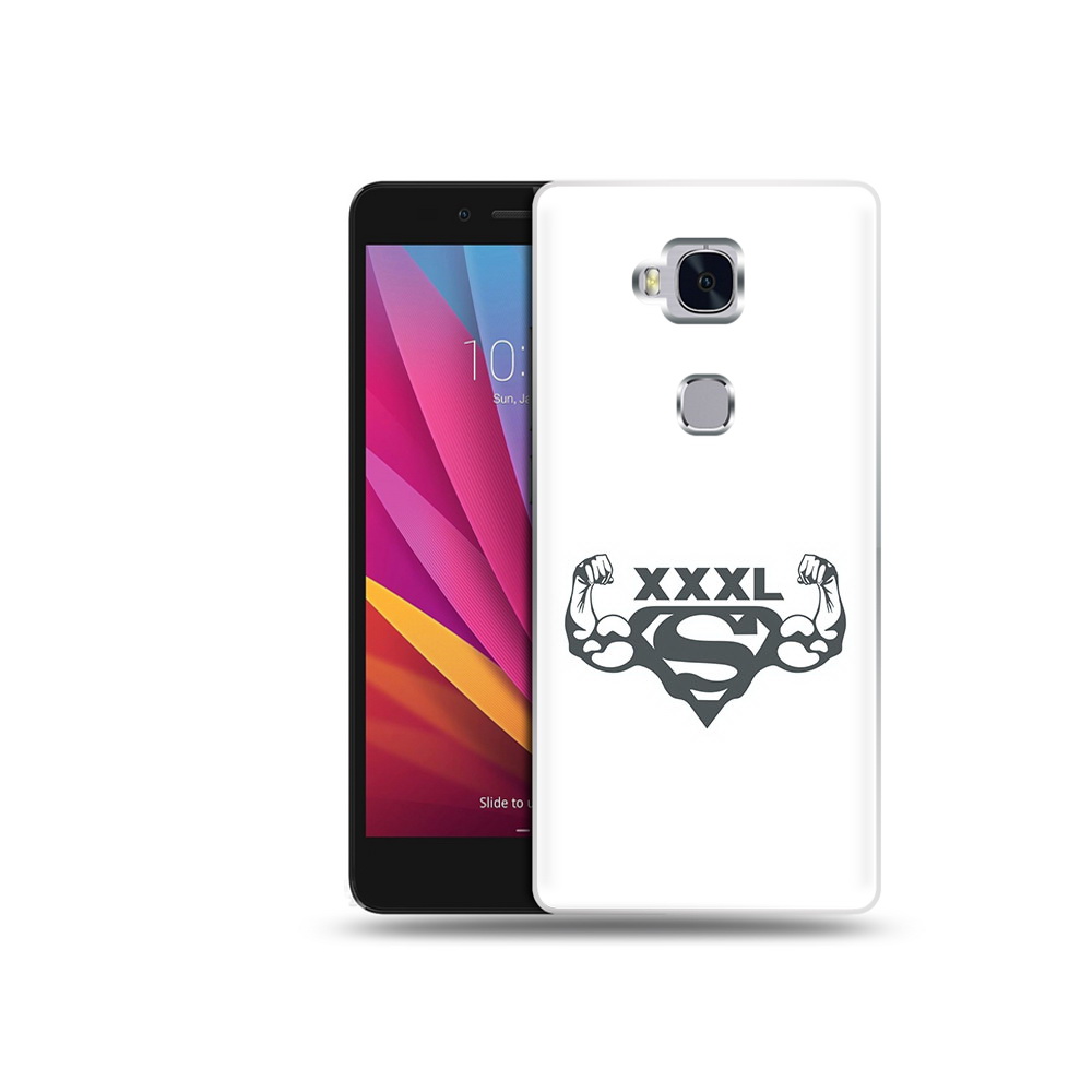 

Чехол MyPads Tocco для Honor 5X бодибилдинг супермен (PT24996.45.237), Прозрачный, Tocco