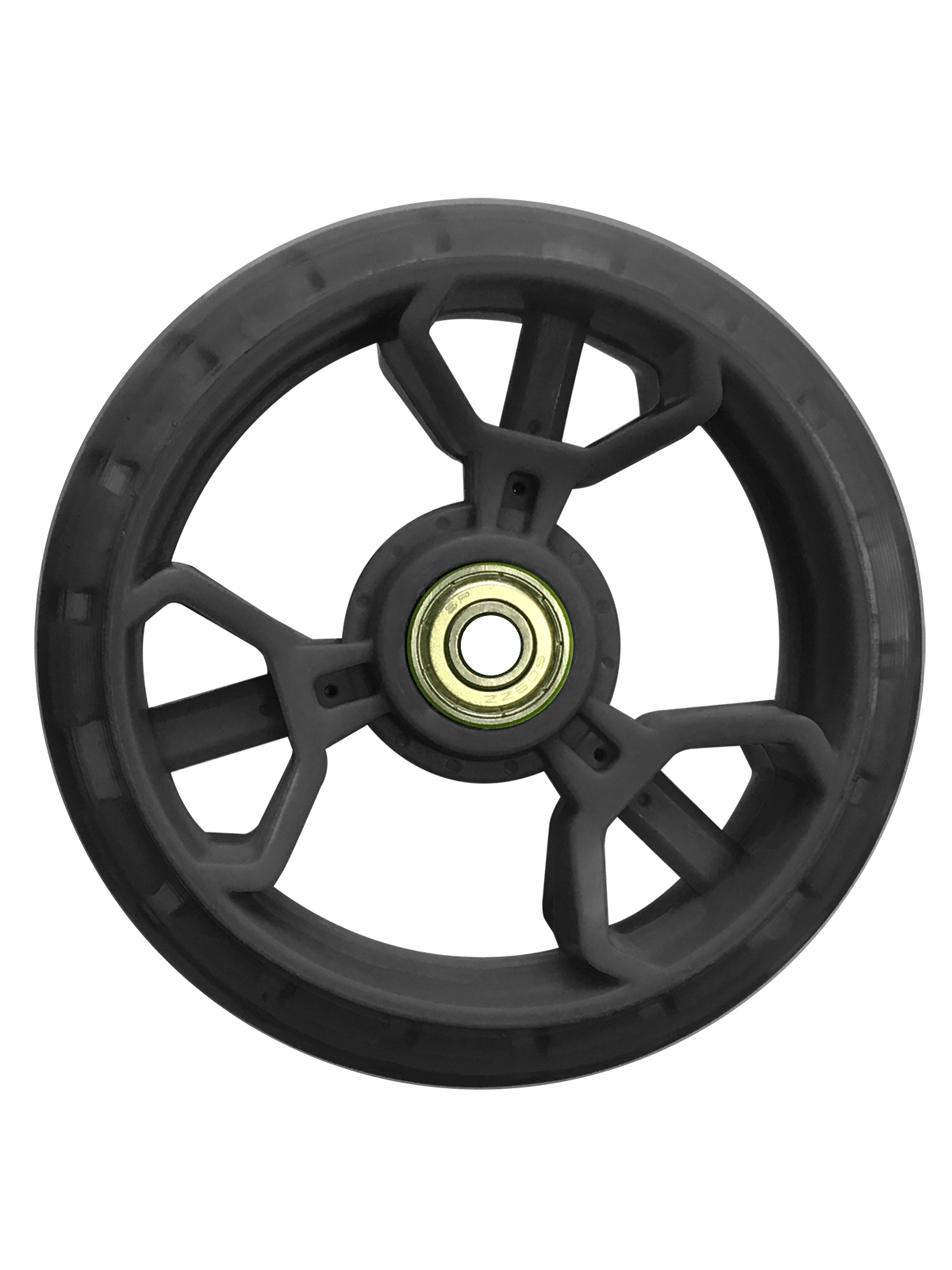 Переднее светящееся колесо для самоката Sportsbaby 120FL/40 мм черный