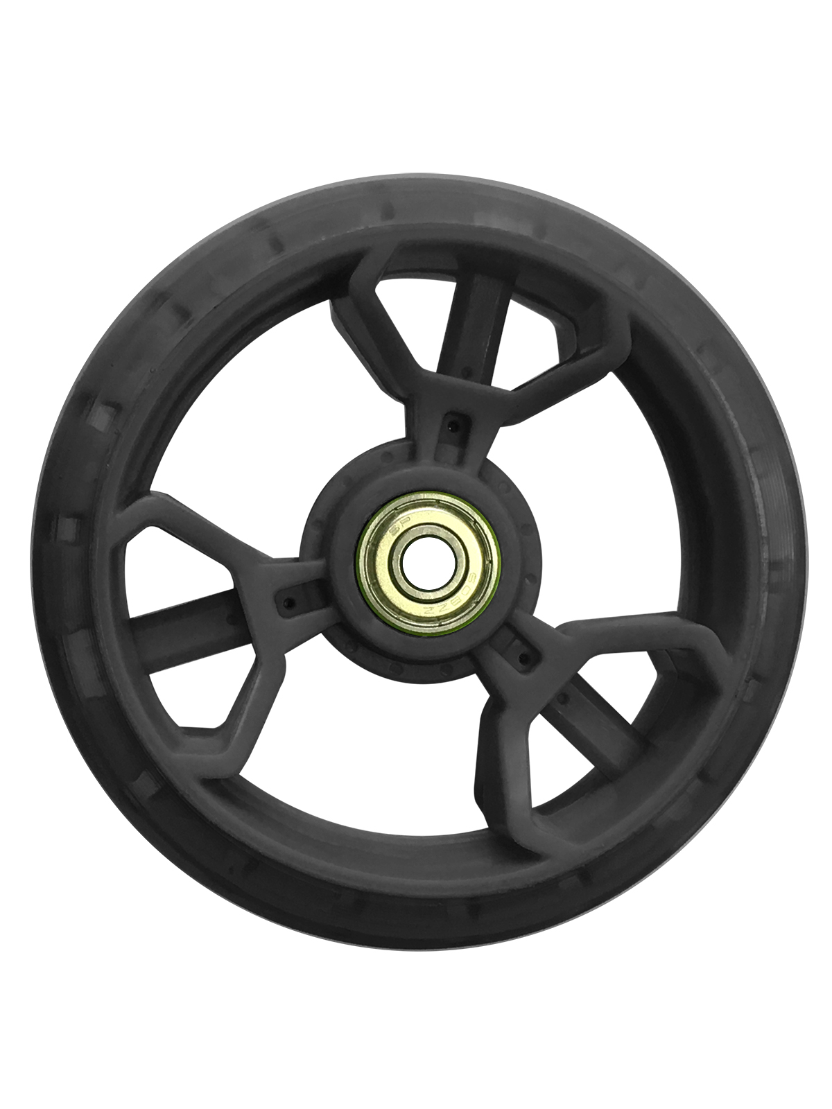

Переднее светящееся колесо для самоката Sportsbaby 120FL/40 мм черный, 120FL/40мм
