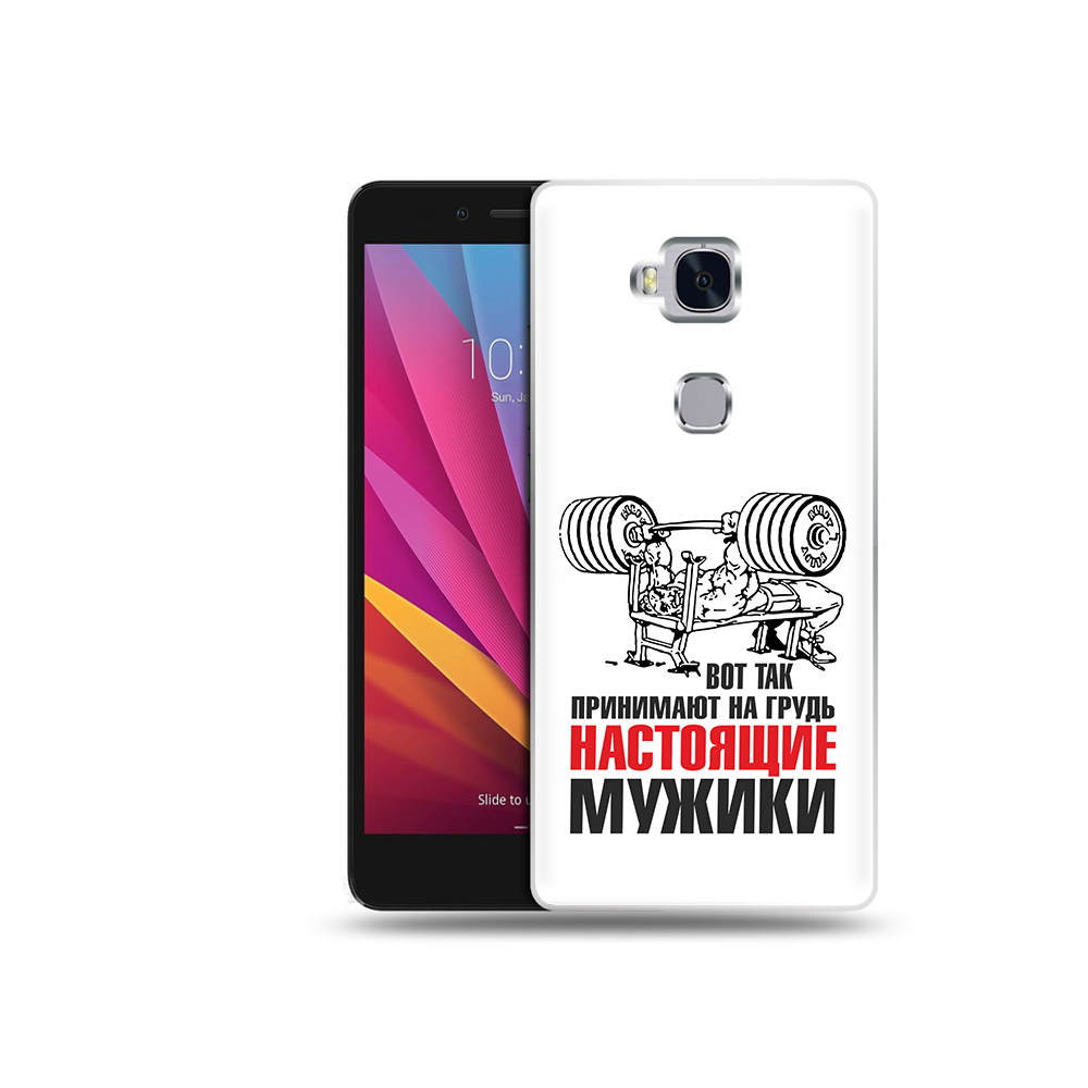 

Чехол MyPads Tocco для Honor 5X бодибилдинг для мужиков (PT24996.45.233), Прозрачный, Tocco
