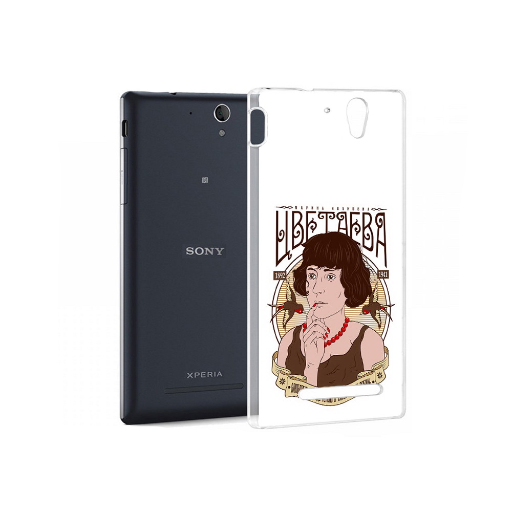 

Чехол MyPads Tocco для Sony Xperia C3 Цветаева (PT18760.251.197), Прозрачный, Tocco