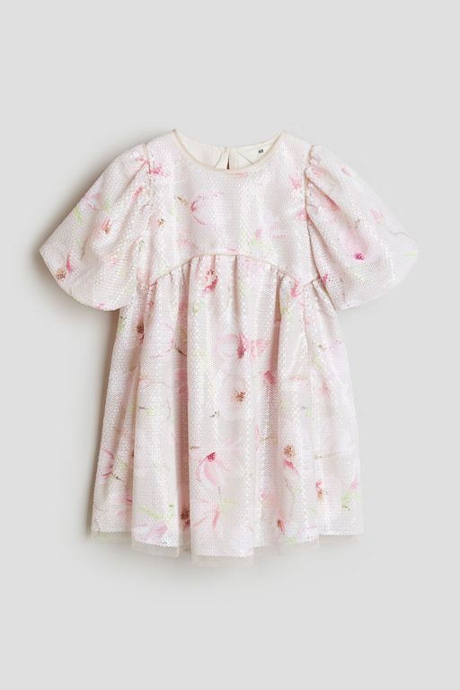 

Платье детское H&M 1219779, Пудрово-розовый, цветочный, 98, 1219779