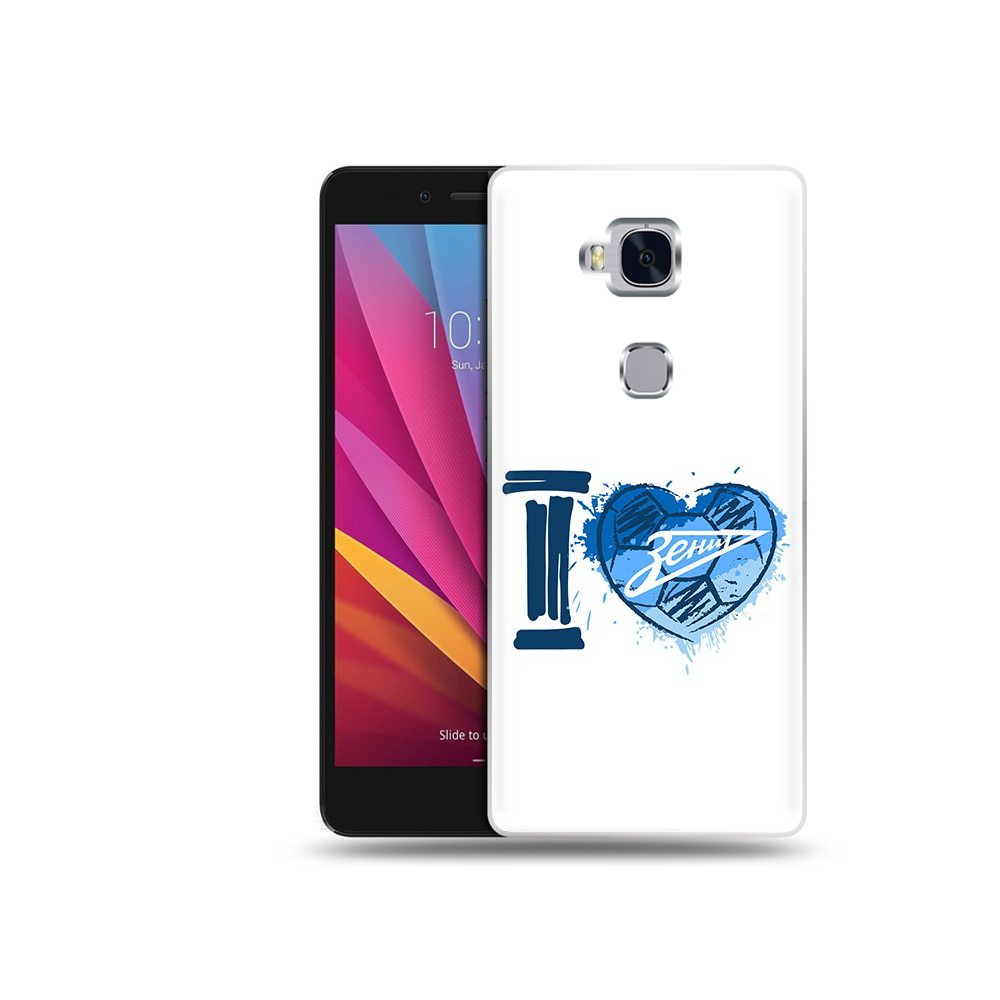 

Чехол MyPads Tocco для Honor 5X ФК я люблю зенит (PT24996.45.186), Прозрачный, Tocco