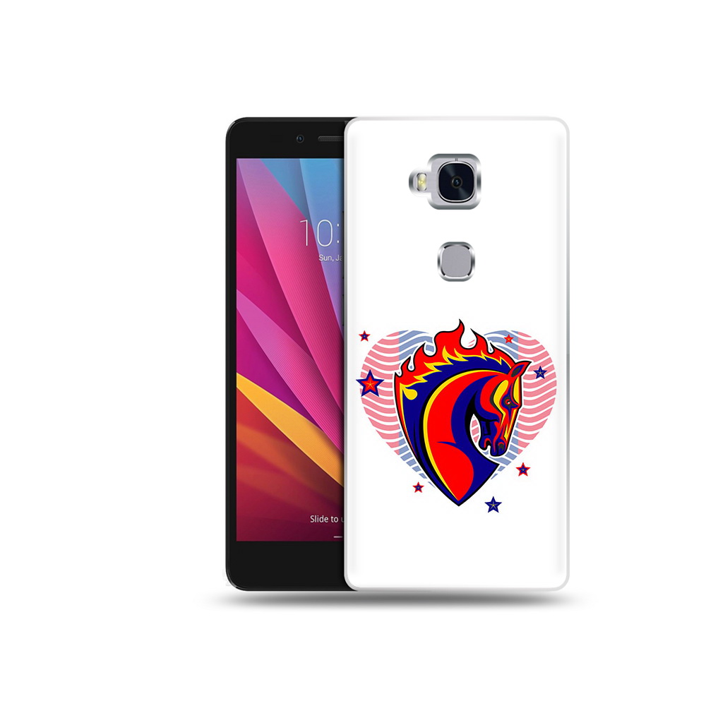 

Чехол MyPads Tocco для Honor 5X ФК ЦСЛ Лошадь (PT24996.45.180), Прозрачный, Tocco