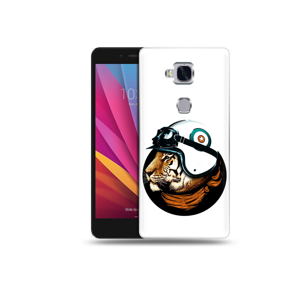 

Чехол MyPads Tocco для Honor 5X Тигр в шлеме (PT24996.45.171), Прозрачный, Tocco