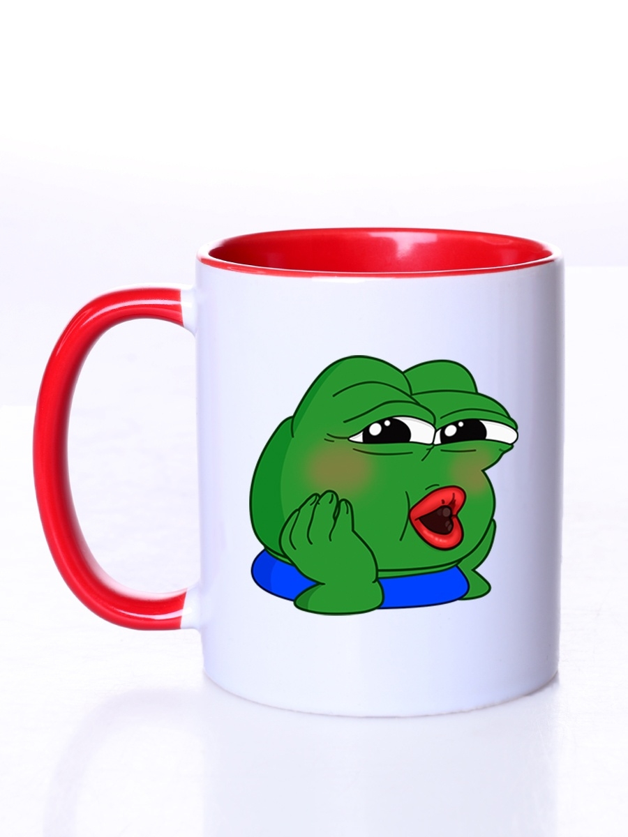 фото Кружка сувенирshop прикол "жаба pepe" 330 мл cu-pr33-ri/s