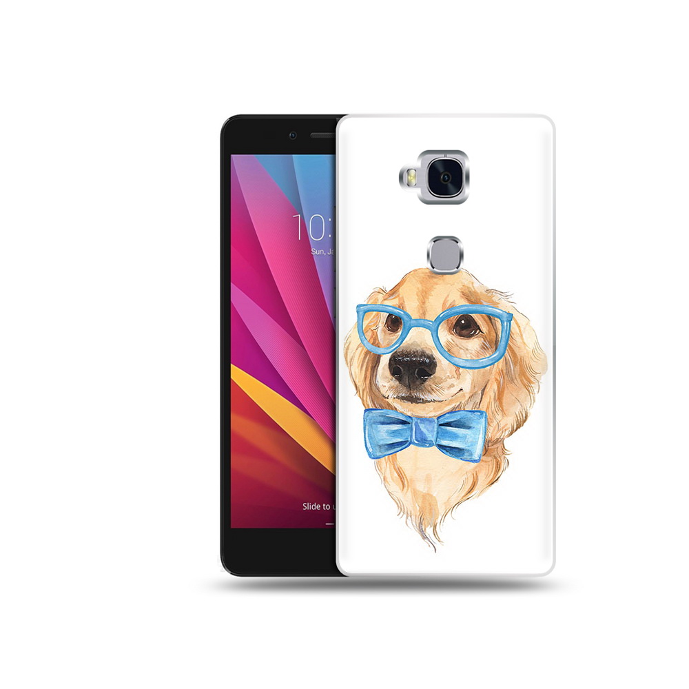 

Чехол MyPads Tocco для Honor 5X Собака интеллигент (PT24996.45.159), Прозрачный, Tocco