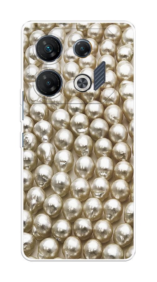 

Чехол на Infinix GT 10 Pro "Жемчуг", Бежевый, 3104850-1