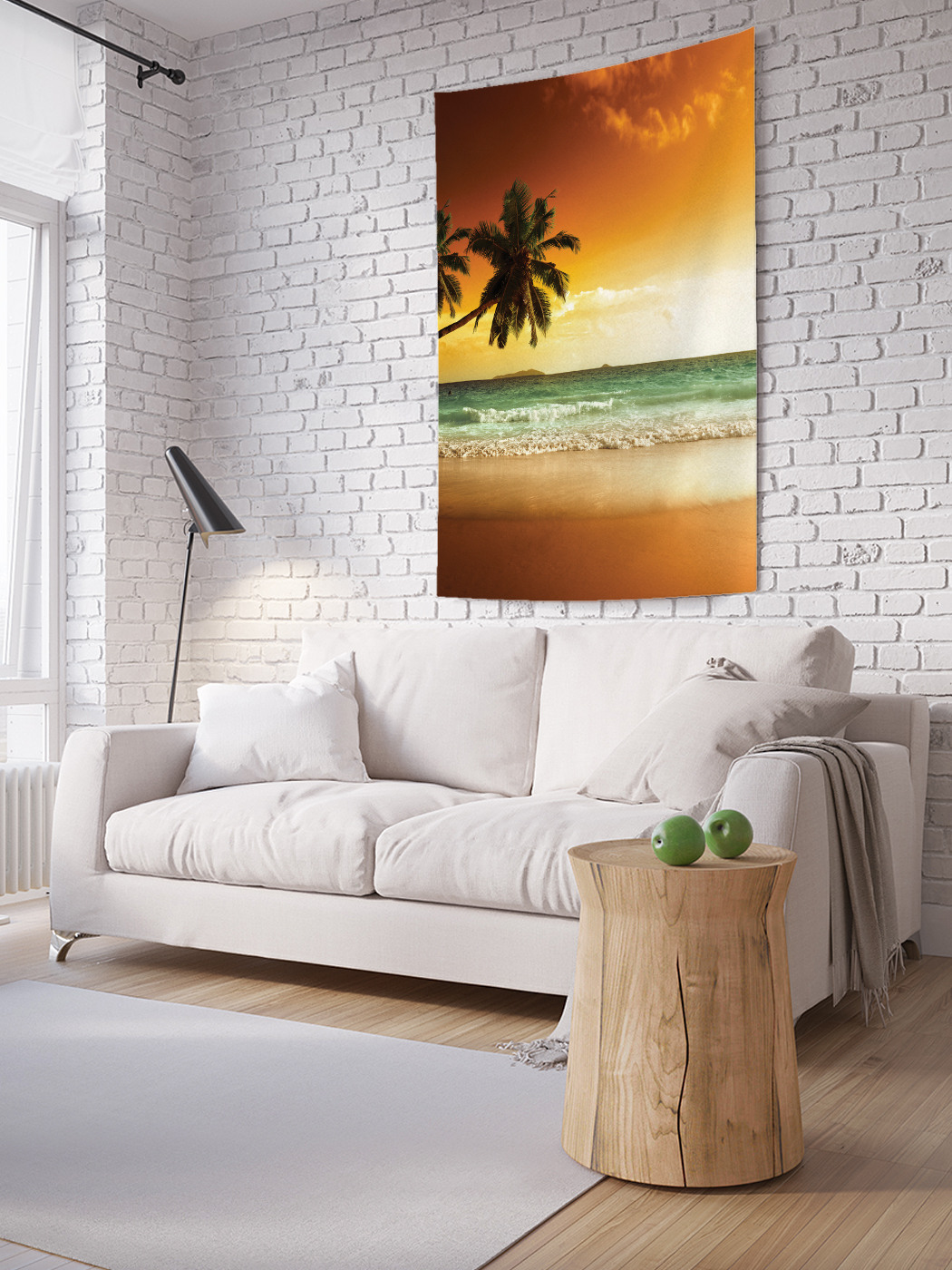 

Вертикальное фотопанно на стену JoyArty Направление к закату 150x200 см, Направление к закату