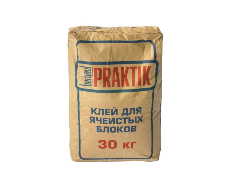 

Клей для ячеистых блоков 30кг Bergauf Praktik *1/48