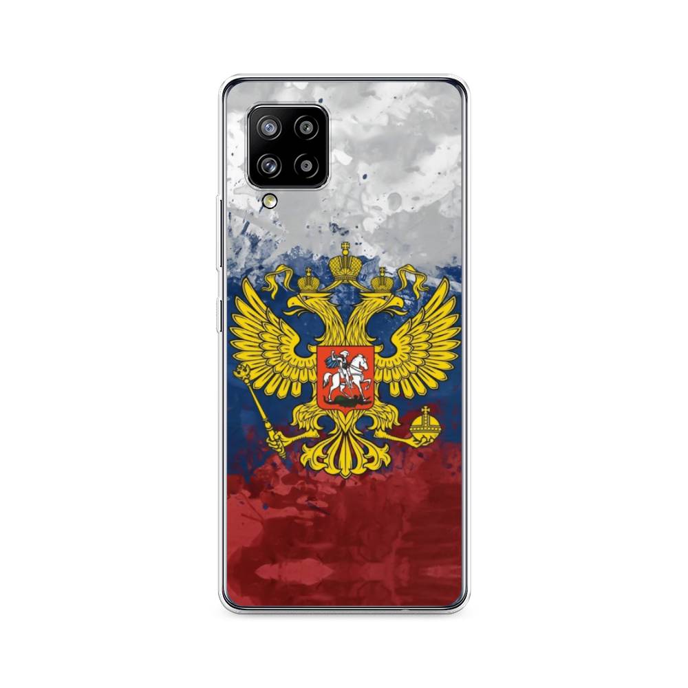 фото Силиконовый чехол "рф" на samsung galaxy a42 awog