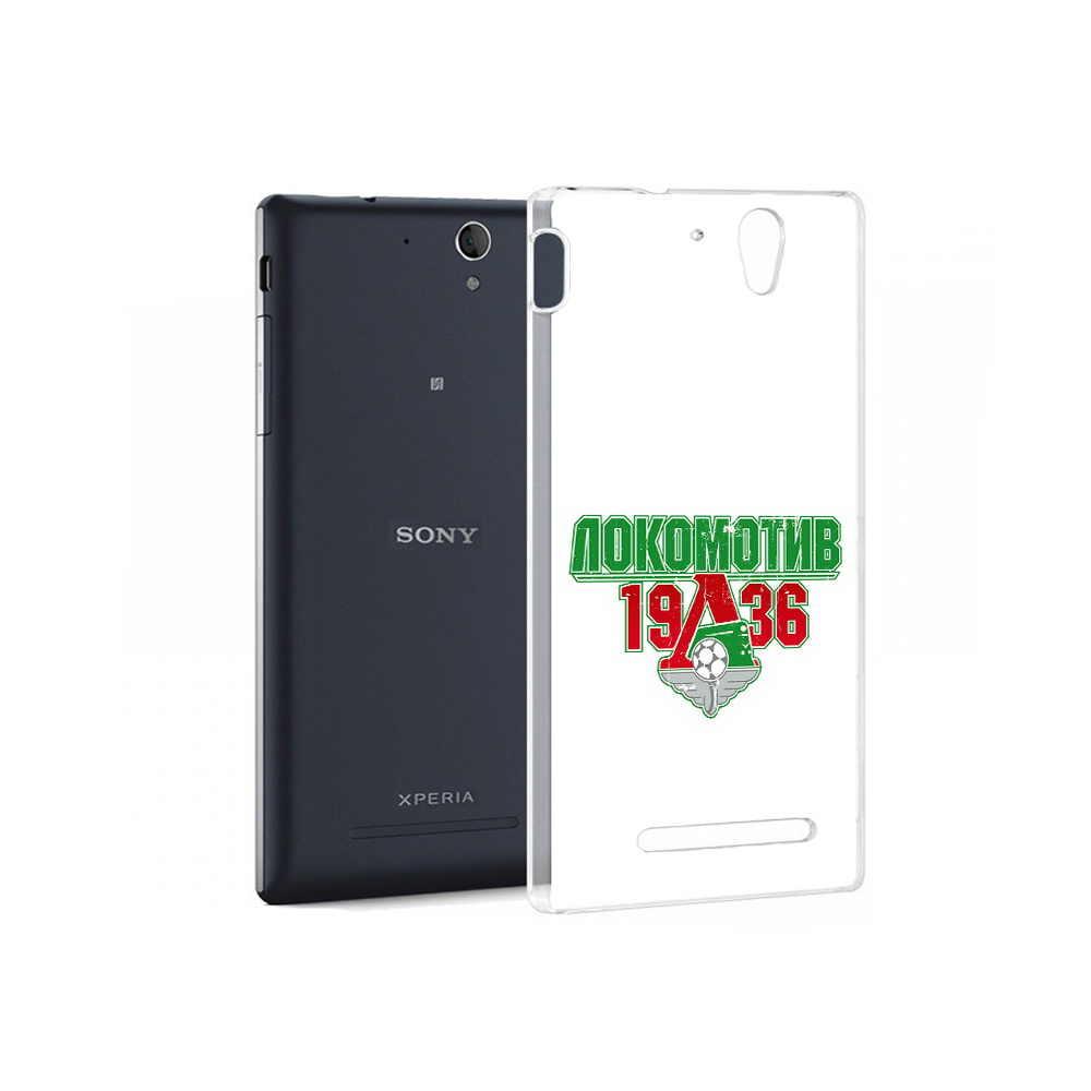 

Чехол MyPads Tocco для Sony Xperia C3 ФК локомотив 1936 (PT18760.251.182), Прозрачный, Tocco