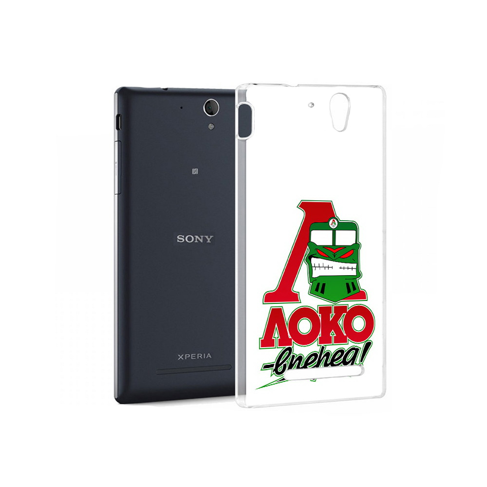 

Чехол MyPads Tocco для Sony Xperia C3 ФК локо вперед (PT18760.251.181), Прозрачный, Tocco