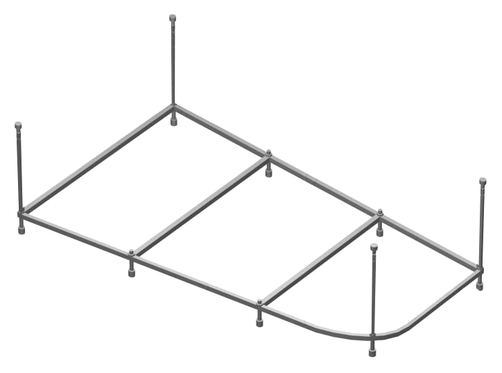 

Каркас Riho Delta 150x80