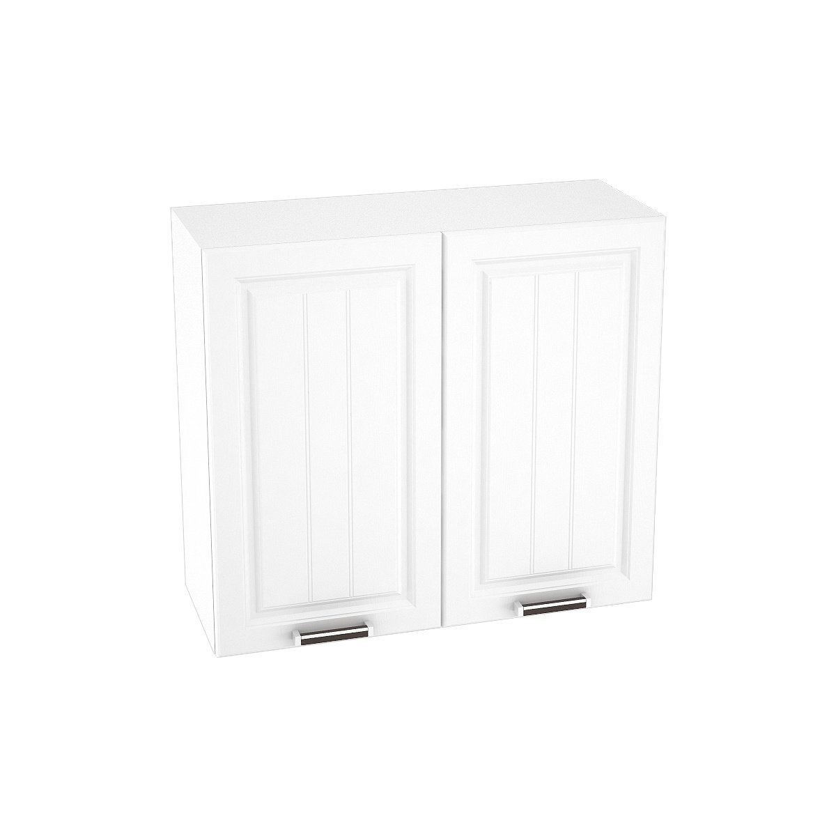 

Навесной шкаф 800 с 2-мя дверцами МС Прага Сурская МДФ Белый/Белое дерево Ф50 с сушкой НРС, Прага