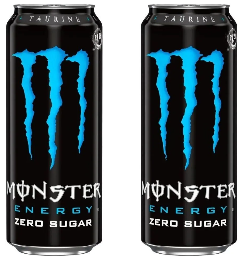 Энергетический напиток Monster Energy Absolute Zero, 2 шт х 500 мл