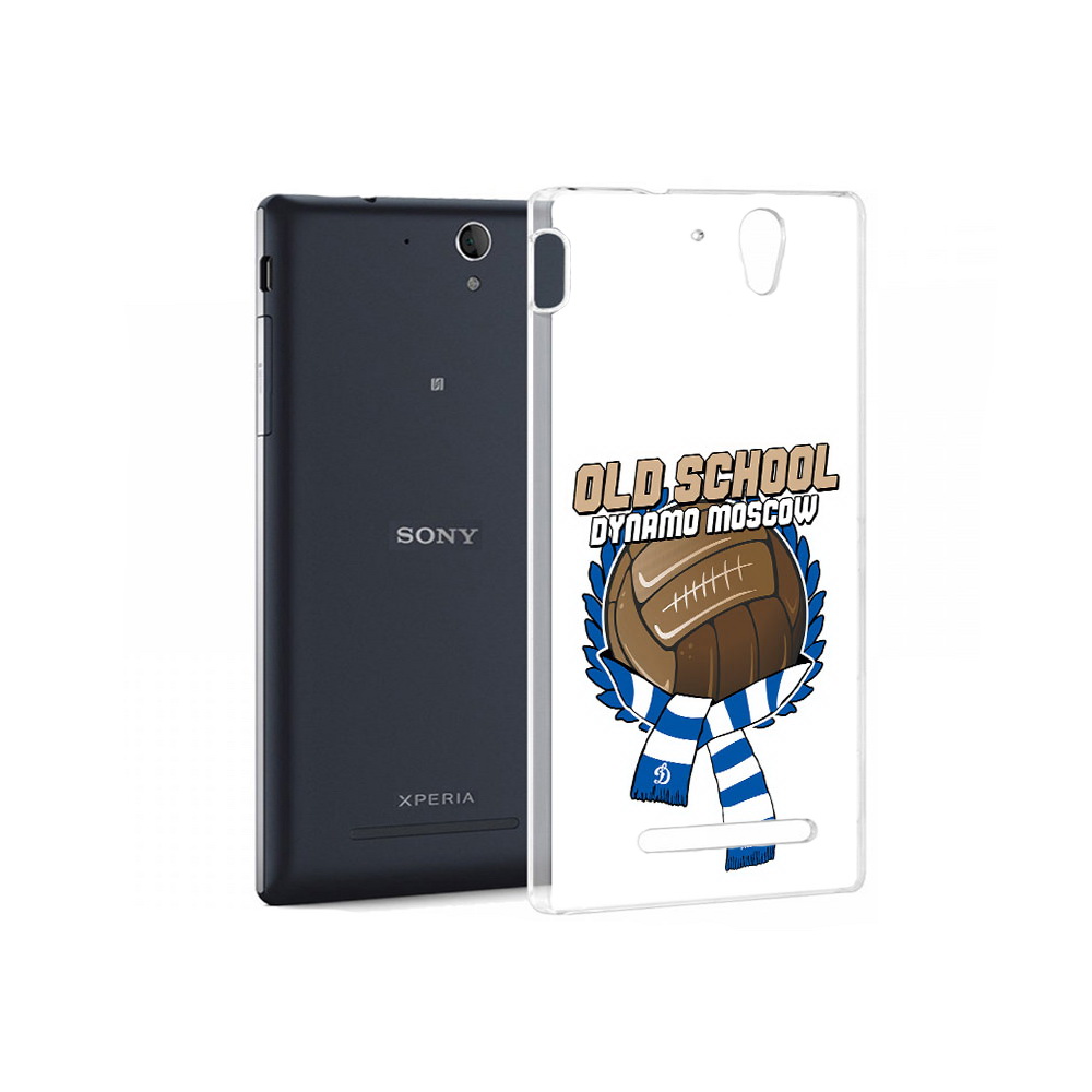 

Чехол MyPads Tocco для Sony Xperia C3 ФК Динамо олд скул (PT18760.251.176), Прозрачный, Tocco