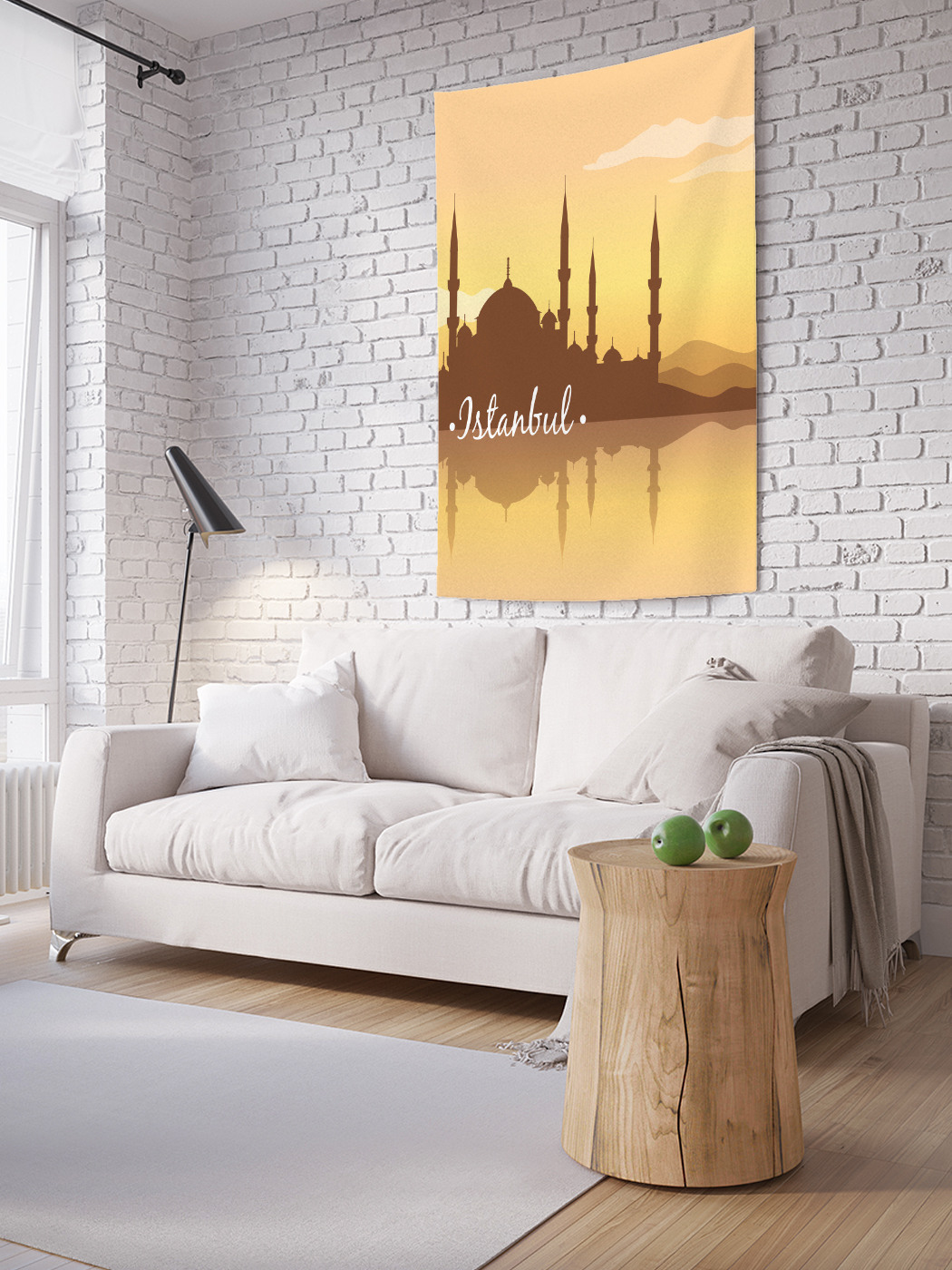 

Вертикальное фотопанно на стену JoyArty Закат над Голубой Мечетью в Стамбуле 150x200 см, Закат над Голубой Мечетью в Стамбуле