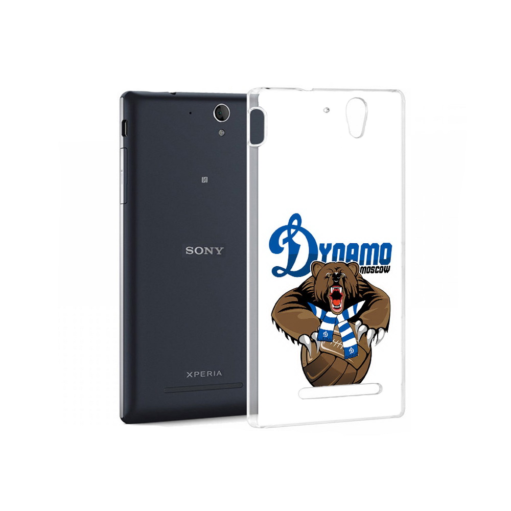 

Чехол MyPads Tocco для Sony Xperia C3 ФК Динамо медведь (PT18760.251.175), Прозрачный, Tocco