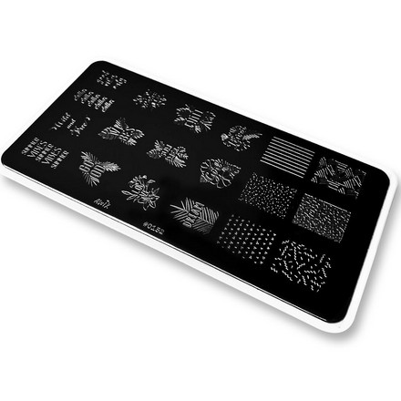 

Пластина для стемпинга AWIX Professional №0152, Серебристый